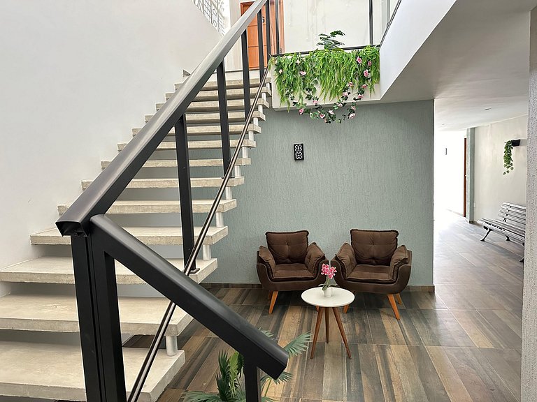 Loft de Luxo no Braga: Perfeito para Casais - Ar, Wi-Fi e Es