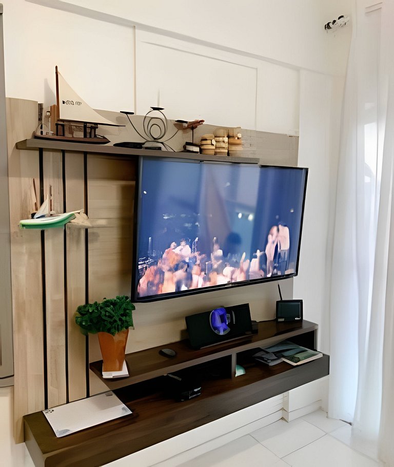 Apto Resort Angra >Espetacular Vista MAR >Ar,Wi-Fi