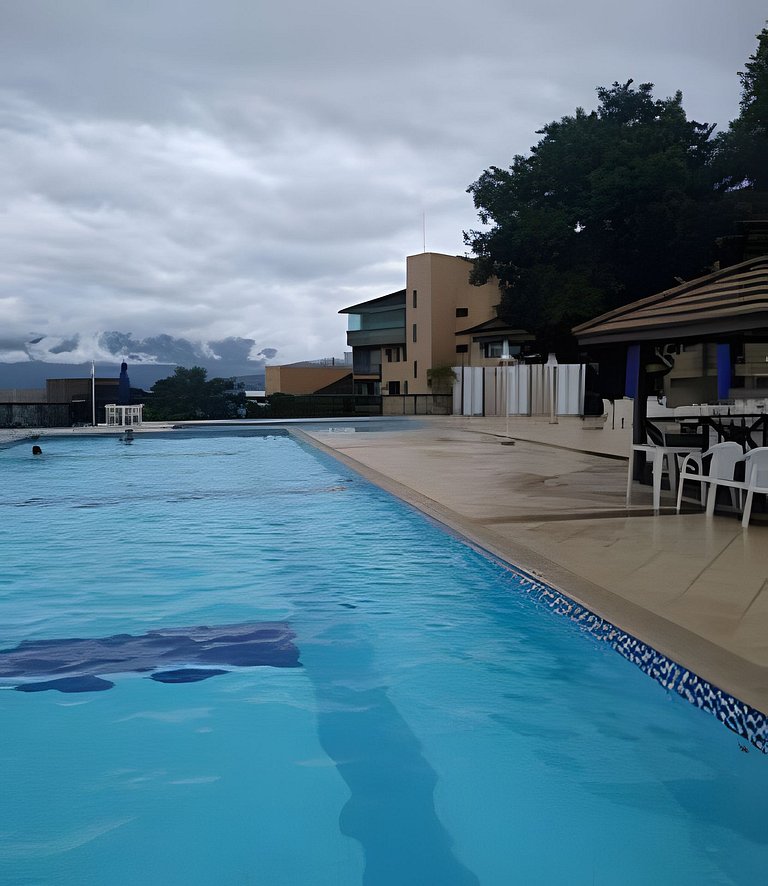 Apto Resort Angra >Espetacular Vista MAR >Ar,Wi-Fi