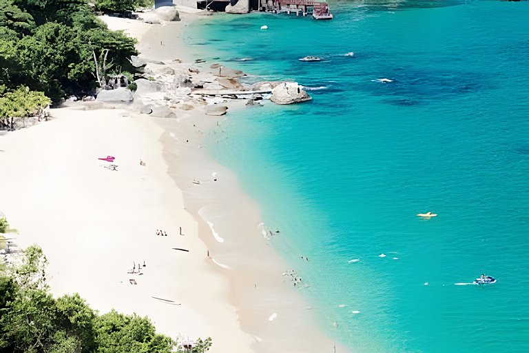 Apto Resort Angra >Espetacular Vista MAR >Ar,Wi-Fi