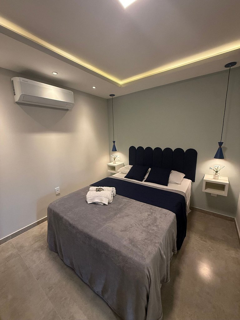 Apto moderno e estiloso em Cabo Frio, c/Ar > N°01