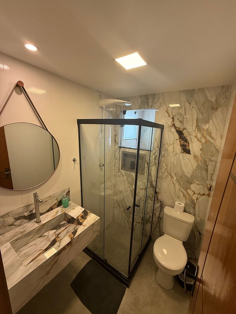 Apto moderno e estiloso em Cabo Frio, c/Ar > N°01